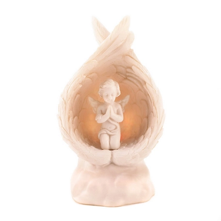 Design Imports Light-Up Praying Angel Figurine
