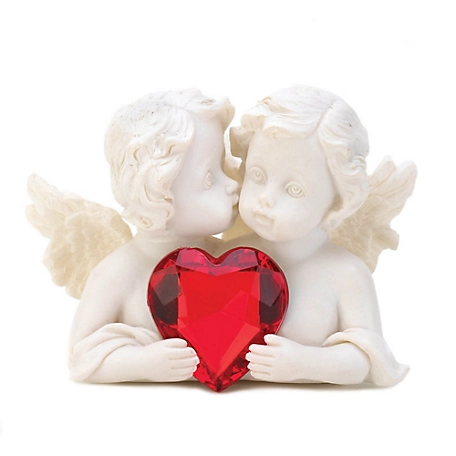 Design Imports Two in Love Cherub Figurine