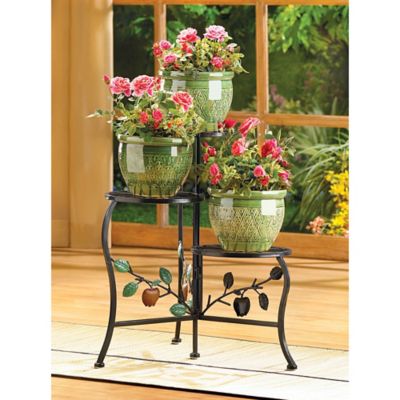 Image showing  Country Apple Branch Plant Stand