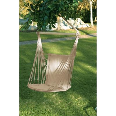 Image showing  38 in. x 17.75 in. x 52 in. Cotton Padded Swing Chair