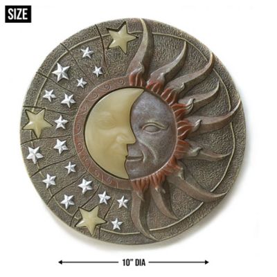 Zingz Home Celestial Glow-in-the-Dark Decorative Garden Stepping Stone, 4506026V