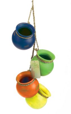 Image showing  Terracotta Fiesta Dangling Pots