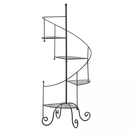 Design Imports 4-Tier Spiral Plant Stand Plant Stands & Accessories