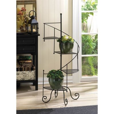 Image showing  4-Tier Spiral Showcase Plant Stand