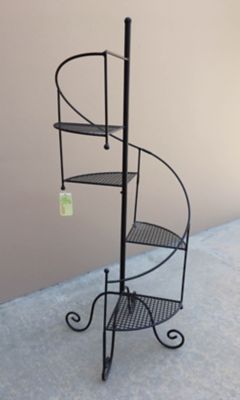 Image showing  4-Tier Spiral Showcase Plant Stand