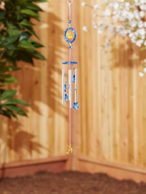 Image showing 5 th Zingz Home Celestial Wind Chimes, Metal, Acrylic