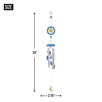 Image showing 8 th Zingz Home Celestial Wind Chimes, Metal, Acrylic