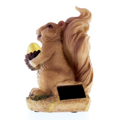 Image showing  Squirrel Solar Statue, 3.75 in. x 4.5 in. x 7.25 in.