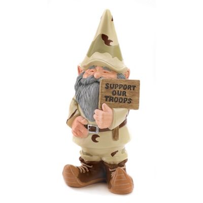 Design Imports Support Our Troops Decorative Garden Gnome, 4506021V