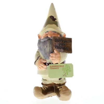 Image showing  Support Our Troops Decorative Garden Gnome, 11.25 in.