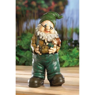 Image showing  Grandpa Garden Gnome Decorative Garden Statue, 10.62 in.