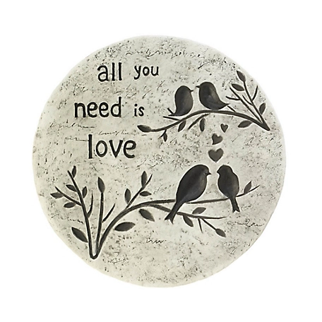 Design Imports All You Need is Love Decorative Garden Stepping Stone, 4505124V