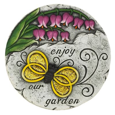 Zingz Home Enjoy Our Garden Decorative Stepping Stone, 4504728V