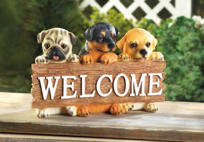 Image showing  Puppy Welcome Sign, 9.5 in. x 4 in. x 6.5 in.