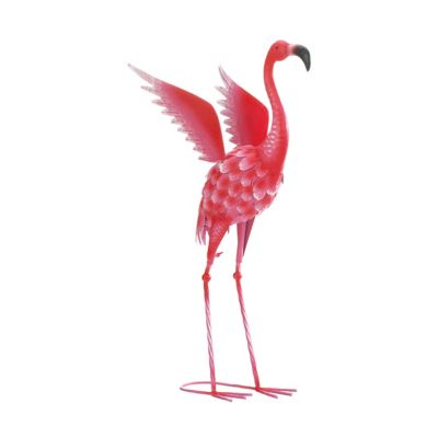 Design Imports Flying Flamingo Metal Decor