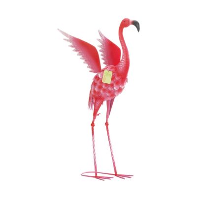 Image showing  Flying Flamingo Metal Decor