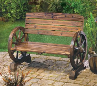 Image showing  42 in. Wagon Wheel Bench
