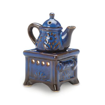 Image showing  Blue Teapot Stove Oil Warmer