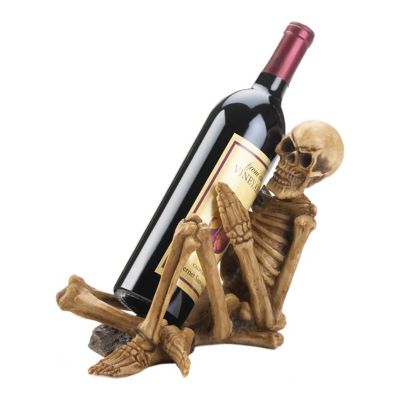 Image showing  1-Bottle Skeleton Wine Bottle Holder