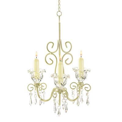 Design Imports Shabby Elegance Scrollwork Chandelier