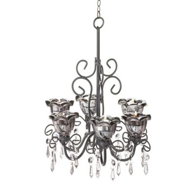 Image showing  Midnight Blooms Decorative Chandelier