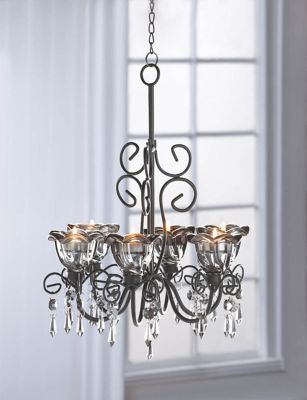 Image showing  Midnight Blooms Decorative Chandelier