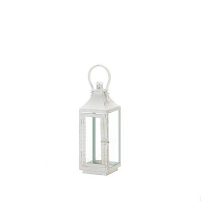 Zingz Home Traditional White Lantern