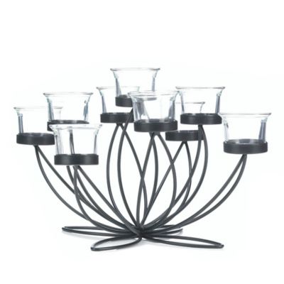 Design Imports Iron Bloom Candle Holder Centerpiece, 4504830V