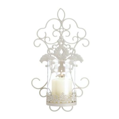 Image showing  Romantic Lace Candle Wall Sconce, 8.5 in. x 4.75 in. x 14.75 in.