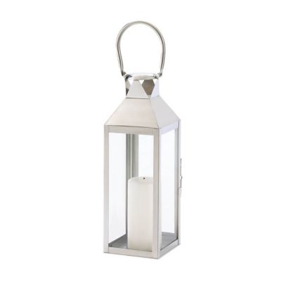 Design Imports Manhattan Candle Lantern, 5.5 in. x 5 in. x 15 in.