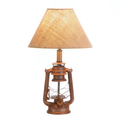 Zingz & Thingz 19.25 In. H Vintage Camping Lantern Table Lamp