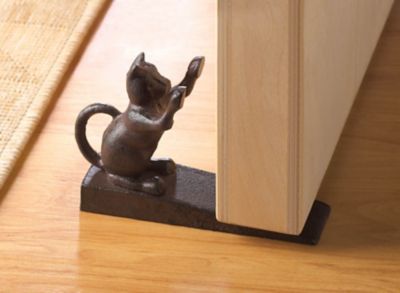 Image showing  Cat Scratching Door Stopper, 1.5 in. x 5.62 in. x 4 in.
