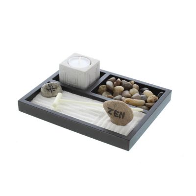 Zingz Thingz Tabletop Zen Garden Kit, Indoor Zen Garden Kit