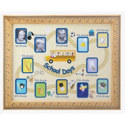 Zingz Home 1-1/2 in. x 2-1/4 in. School Days Photo Frame