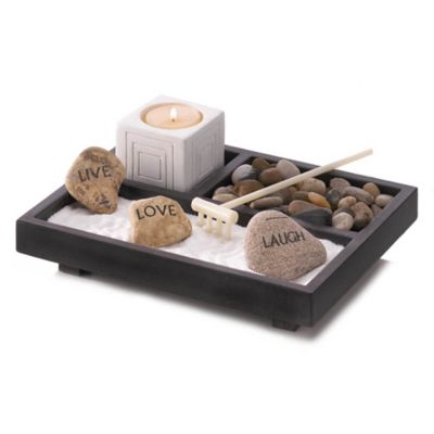 Design Imports Live Love Laugh Zen Garden Statue