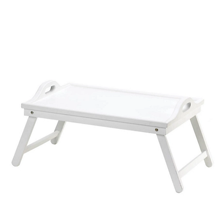 Design Imports White Folding Tray, 16 in. x 12.25 in. x 2 in., 1.2 lb.