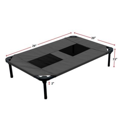 Image showing  Comfort Elevated Cot Pet Bed, Gray