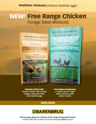 Image showing  3 lb. 3,000 sq. ft. Free Range Groundcover Forage Grass Seed Mixture