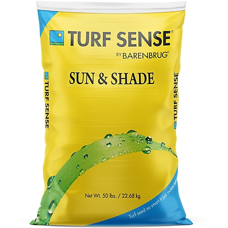 Turf Sense 50 lb. Sun and Shade Mix Grass Seed