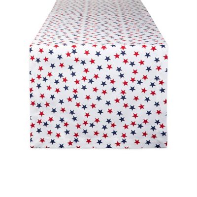 Zingz & Thingz Americana Stars Print Table Runner