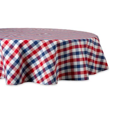 Zingz & Thingz Red Round Tablecloth