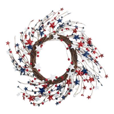 Zingz & Thingz 4th of July Faux Decorative Wreath