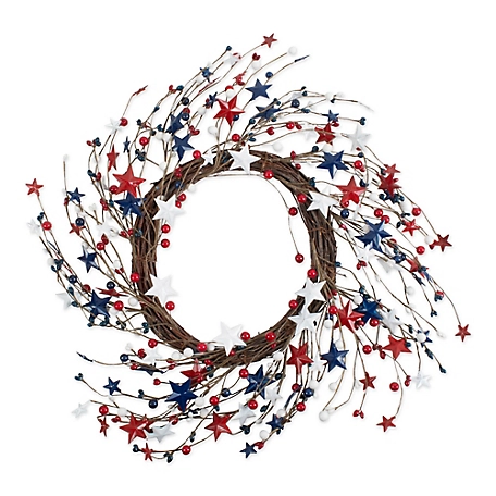 Zingz & Thingz 4th of July Faux Decorative Wreath