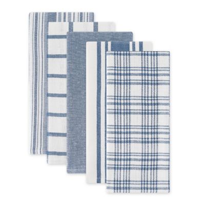 Image showing  Assorted Woven Dish Towel Set, 18 in. x 28 in., 5 pc.