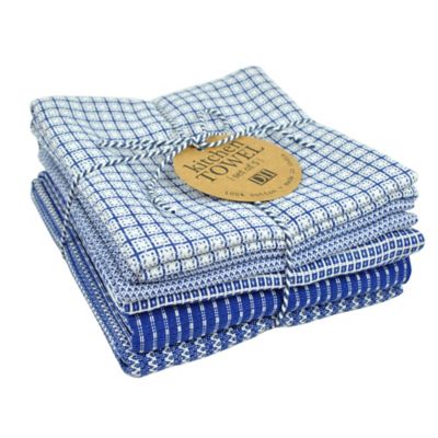 Image showing  Assorted Blue Dish Towel Set, 5 pc.