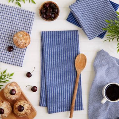 Image showing  Assorted Blue Dish Towel Set, 5 pc.