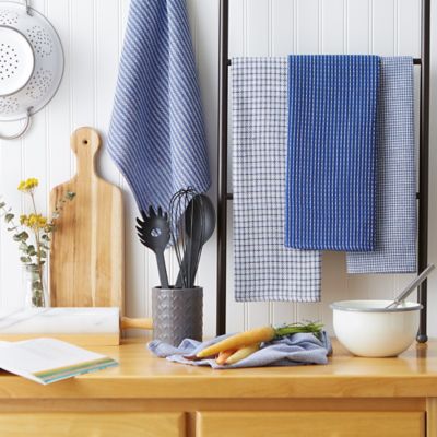 Image showing  Assorted Blue Dish Towel Set, 5 pc.
