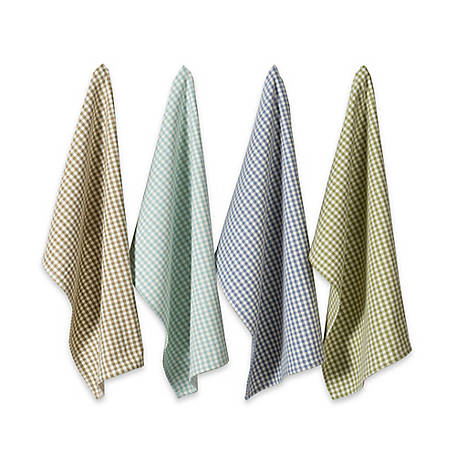 Zingz & Thingz Assorted Lakehouse Heavyweight Dish Towels, Set of 4 ...
