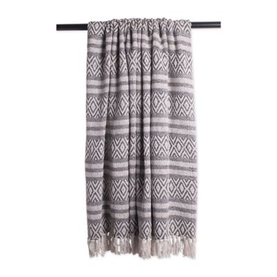Image showing  Cotton Adobe Striped Throw Blanket, 50 in. x 60 in.