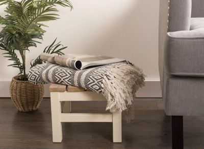 Image showing  Cotton Adobe Striped Throw Blanket, 50 in. x 60 in.